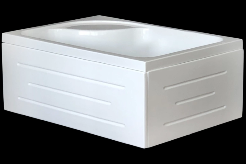 Душевой уголок Royal Bath BP 100х80 L с поддоном профиль хром стекло прозрачное  RB8100BP-T-CH-L - 4