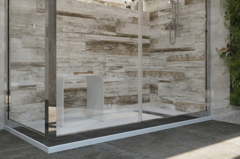 Поддон для душа STWORKI Эстерсунд 160x80 белый камень, с сифоном 440682 - 2