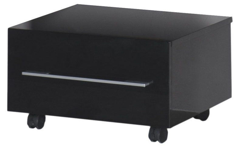 Тумба Aquanet Нота 58 подкатная, черная 00170731 - 3