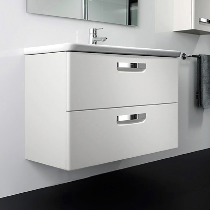 Тумба для комплекта Roca Gap 80 белый глянец ZRU9302877 - 0