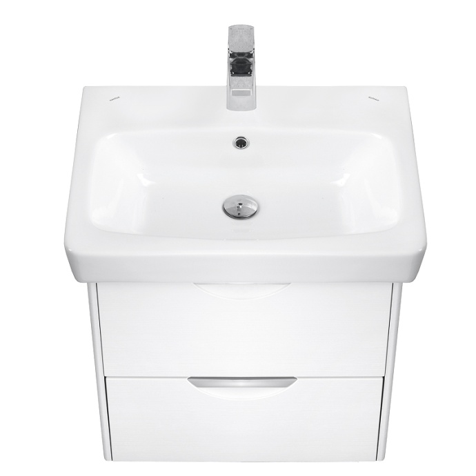 Тумба под раковину Aquaton Сильва 60 светлое дерево 1A211801SIW70 - 0