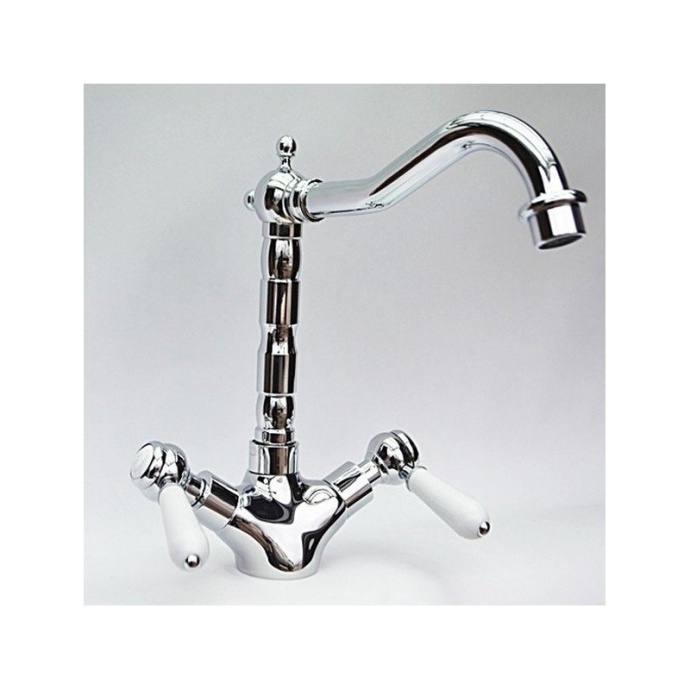 Смеситель для кухонной мойки Magliezza Bianco хром  50151-cr - 0