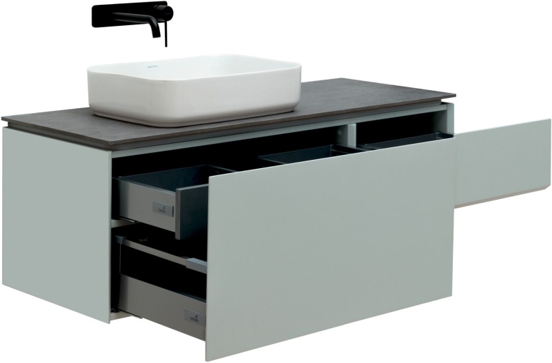 1.21006.PWM INFINITY Тумба 120 L 1+1, рapyrus white matt (274256) - 5