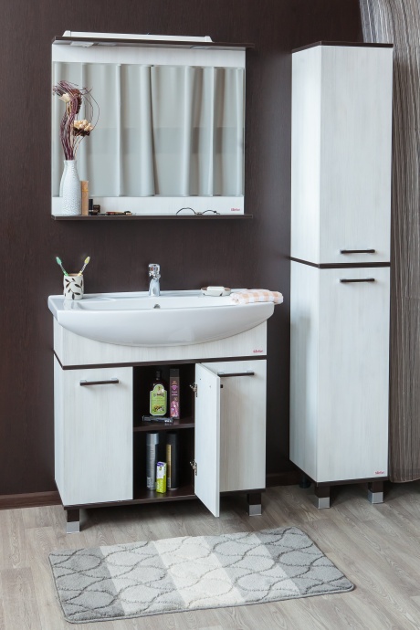 Тумба для комплекта Sanflor Толедо 85 венге, северное дерево светлое Н0000001279 - 3