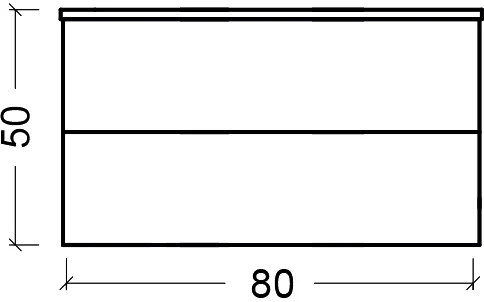 Тумба под раковину Armadi Art NeoArt 80 белый 831-080-WH - 3