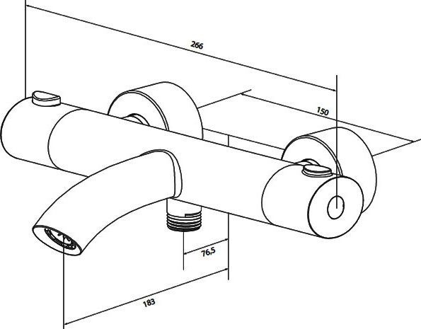 Термостат AM.PM Sense 5 F7550064 для ванны и душа - 1