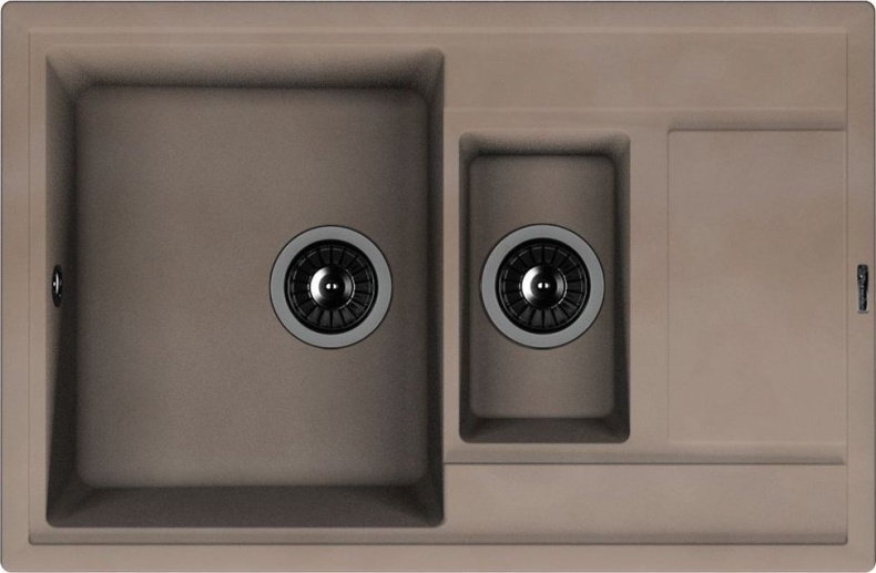 Мойка кухонная Florentina Липси 780К песочный 20.250.D0780.107 - 0