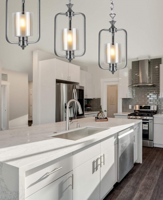 Подвесной светильник LUMINA DECO Atlanta LDP 1222-1 CHR+WT - 3