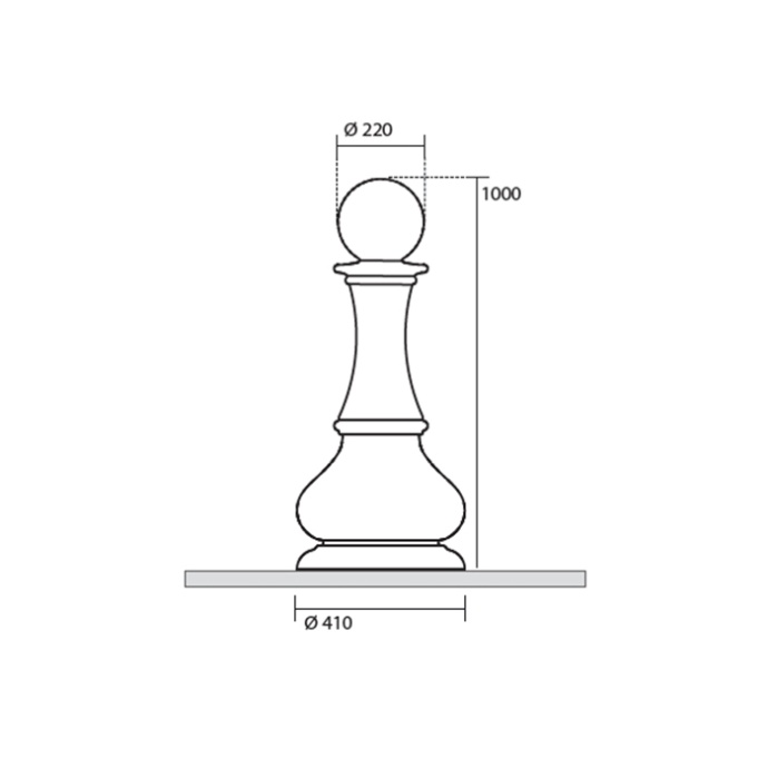 Kerasan Artwork Cтатуэтка декоративная Pedone, цвет белый глянцевый 471201 - 2