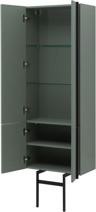 Шкаф пенал Allen Brau Reality 60 подвесной серо - зеленый матовый 1.32003.CGM - 3