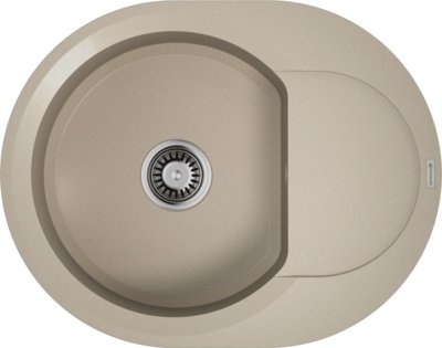 Мойка кухонная Omoikiri Sakaime 60E-SA бежевая 4993122 - 0