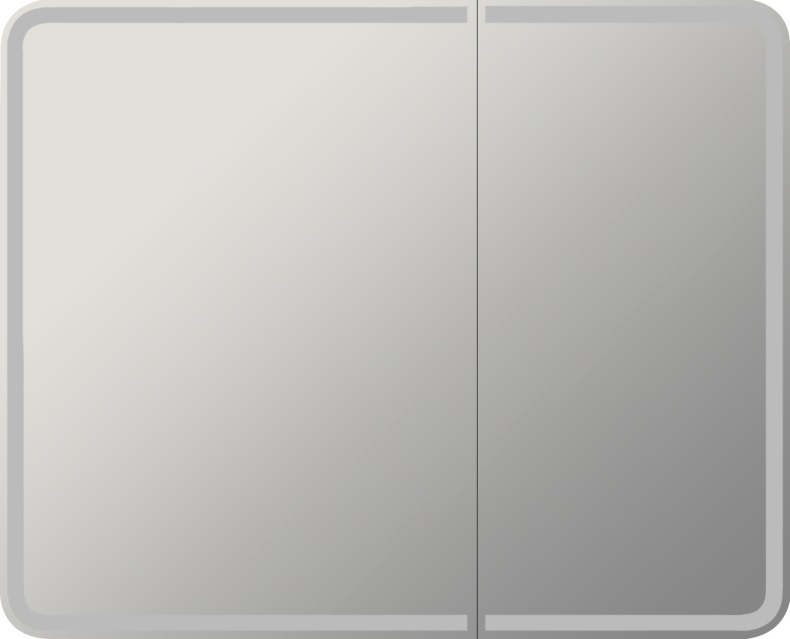 Мебель для ванной STWORKI Берген 100 белая с темной столешницей, раковина Moduo 55 Leaf 549593 - 9