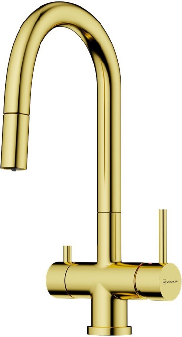 Смеситель для кухни Omoikiri Akita-S LG 4994350 - 0