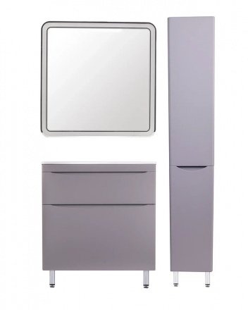 Тумба под раковину Style Line Бергамо мини 80 Люкс Plus, серый  СС-00002315 - 3