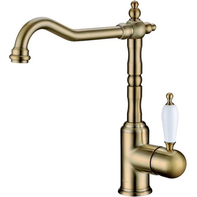 Смеситель для кухни Boheme Crystal бронза 101-CRST - 0