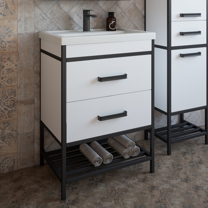 Тумба с раковиной Sanflor Норд 60 - 0