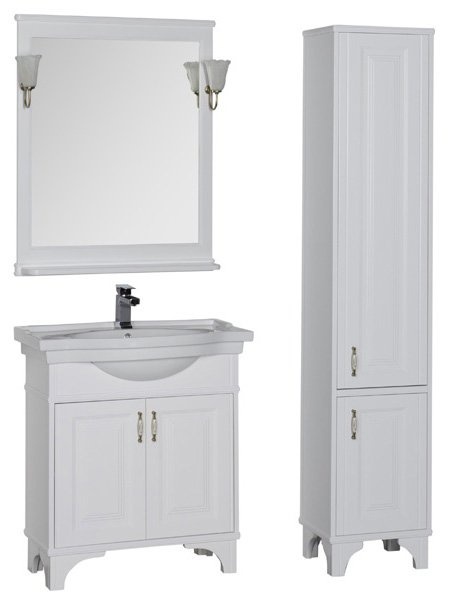 Зеркало Aquanet Валенса 80 белое 180151 - 1