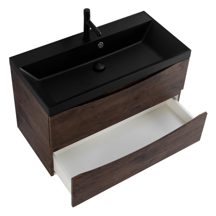 Комплект мебели Belbagno Marino 80 темное дерево  - 18