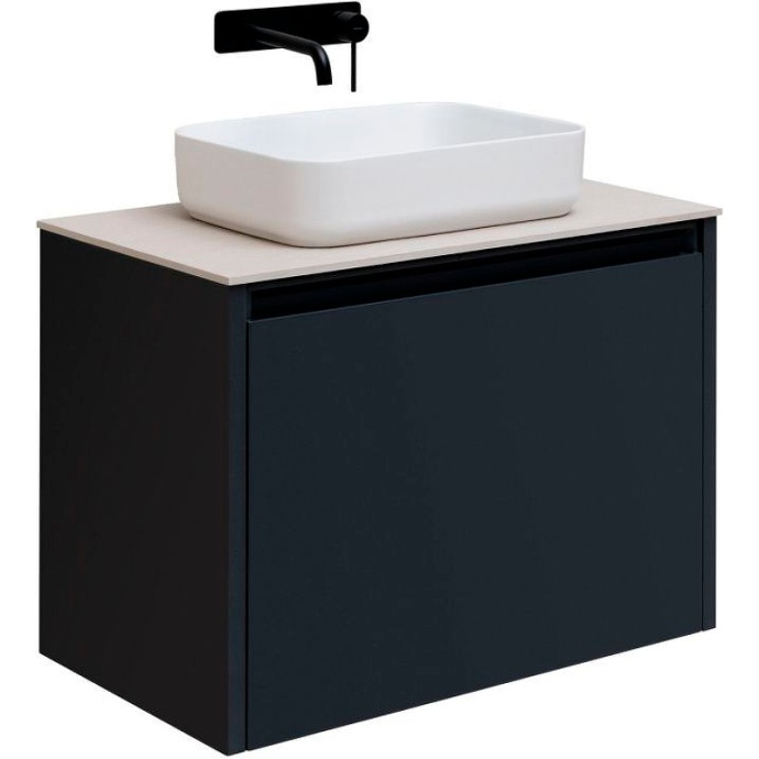 Тумба под раковину Allen Brau Fantasy 80 черный матовый 1.11002.AM - 1