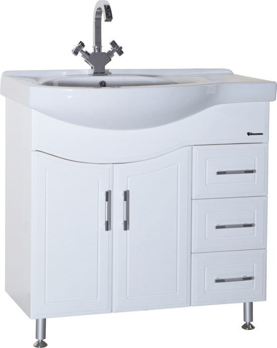 Тумба с раковиной Bellezza Коралл 85 R - 1