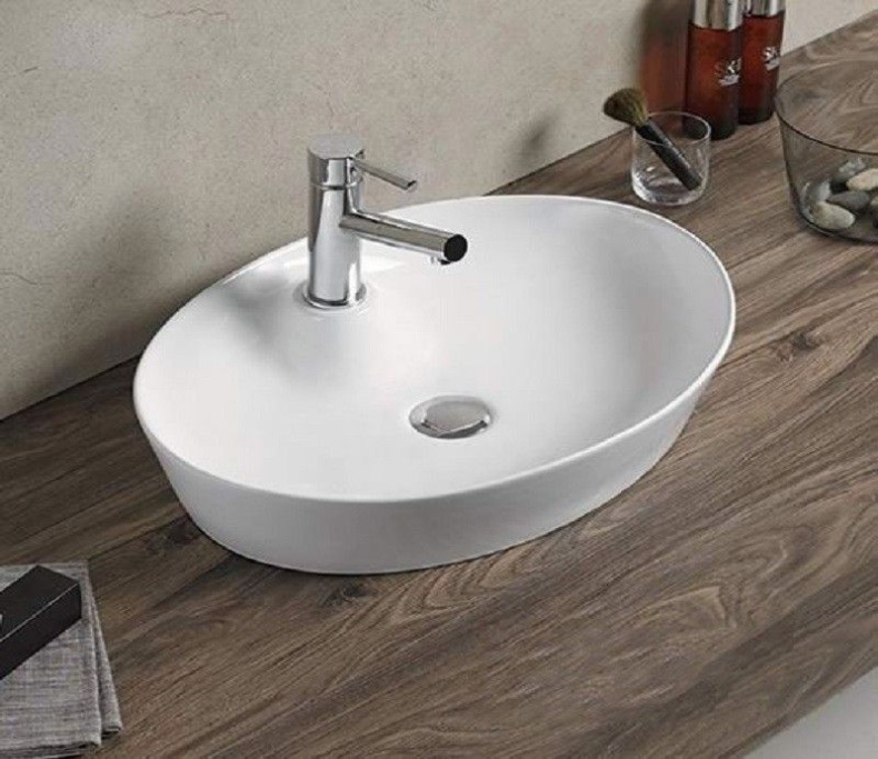 Раковина накладная Ceramalux N белый  9436 - 1