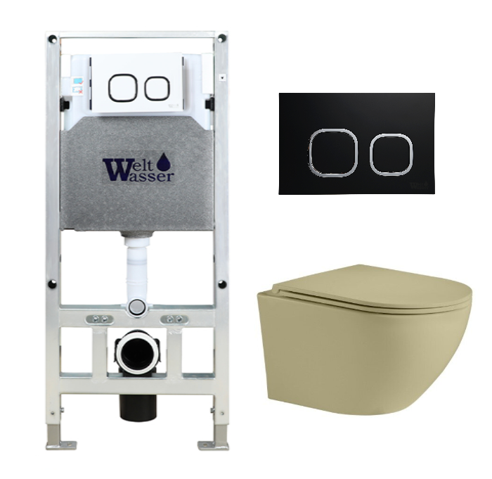 Комплект Weltwasser AMBERG 506 ST + MERZBACH 004 MT-GN + AMBERG RD-BL  10000006903 - 7