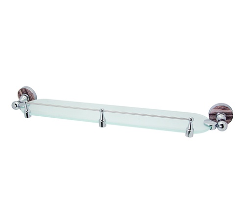 Regen K-6944 Полка стеклянная с бортиком - 0