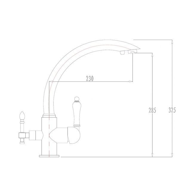 Смеситель для кухонной мойки  KAISER Vincent  31244-3 - 1