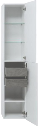 Шкаф-пенал Aquanet Nova 35 белый 242261 - 3