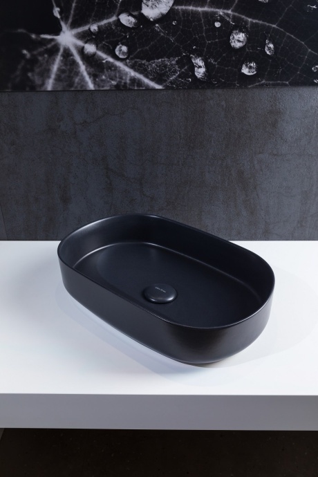 Раковина Allen Brau Fantasy Oval 55x36, черная матовая 4.11022.31 - 5