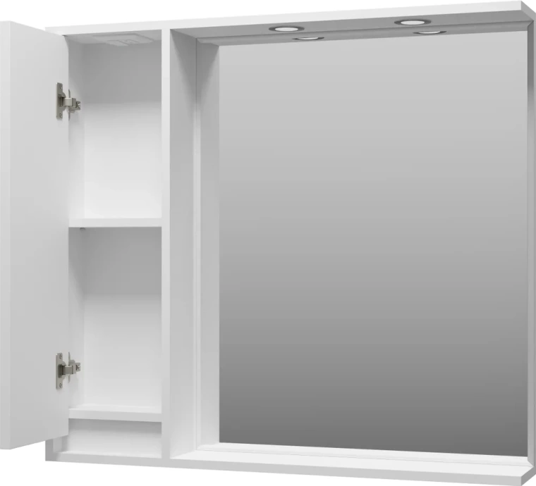 Зеркало Brevita Balaton 90 L, белое  BAL-04090-01-Л - 3