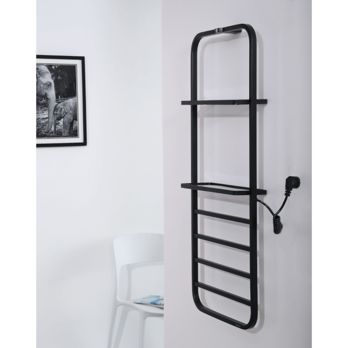Полотенцесушитель N-337В Matt Black (1010х400x130) 337BN - 1