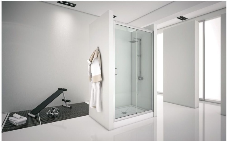 Душевая дверь в нишу Aquanet Alfa NAA6121 1400х2000 стекло прозрачное, профиль хром 168421 - 4