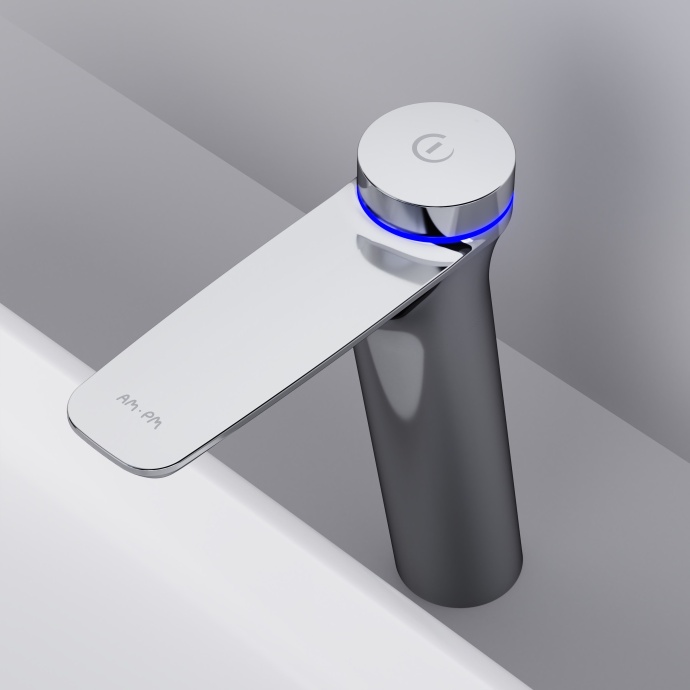 Термостат Am.Pm Inspire V2.0 F50A93400 TouchReel электронный, для раковины, с донным клапаном - 2