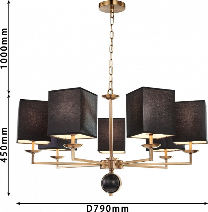 Подвесная люстра Favourite Diva 2822-7P - 5