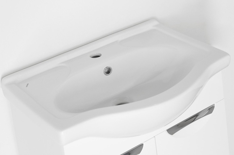 Тумба с раковиной Style Line Жасмин 60 белая - 4