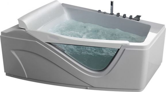 Акриловая ванна Gemy 170х130 с гидромассажем  G9056 B L - 0