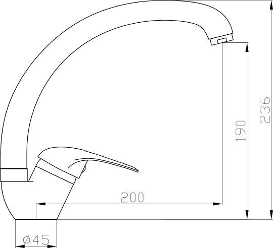 Смеситель Agger Move A0600200 для кухонной мойки - 3