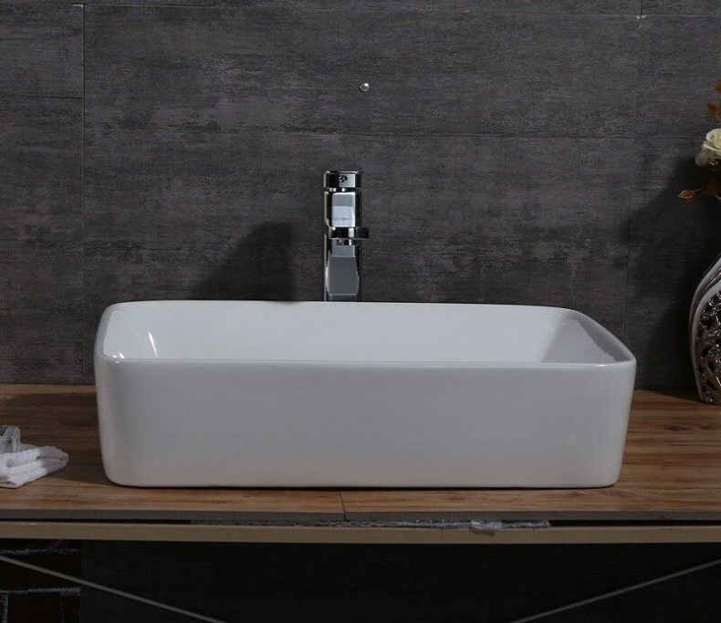 Раковина накладная CeramaLux N 48 см белый  9103 - 10