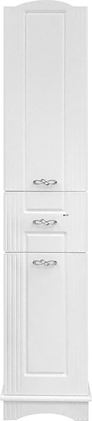 Шкаф-пенал Misty Эльбрус 40 L с бельевой корзиной П-Эль05040-011Л - 0