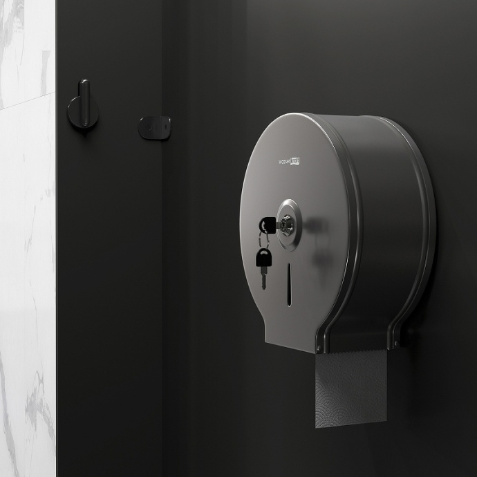 Диспенсер туалетной бумаги WasserKRAFT хром K-10025 - 2