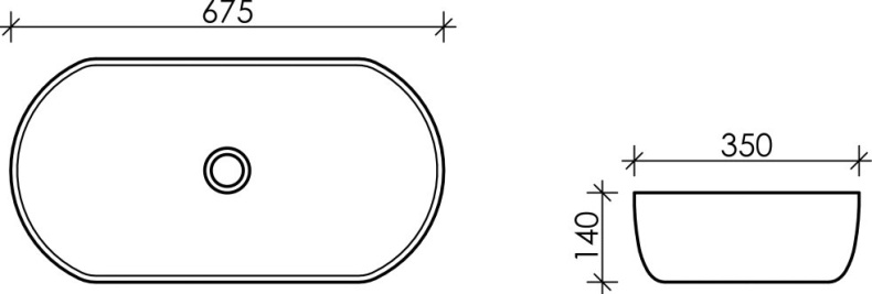 Раковина Ceramica Nova Element CN5022 - 1