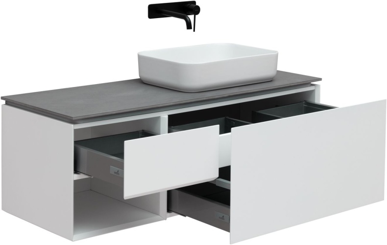 Тумба под раковину Allen Brau Infinity 120 R белый матовый 1.21008.WM - 7