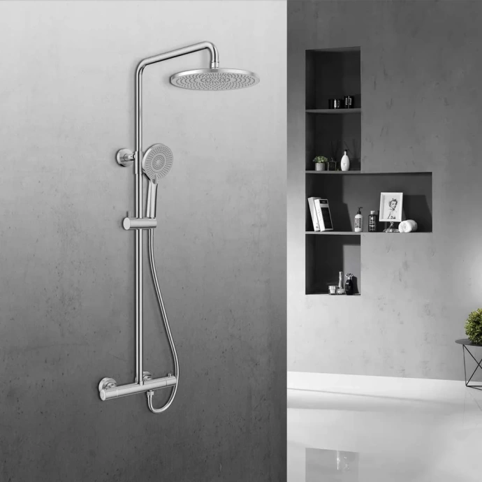 Душевая стойка Vincea Esse хром VSFS-1E0TCH - 1