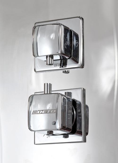 Душевая кабина DETO Z122ESPOOSTEAM с средним поддоном, с хамамом - 14