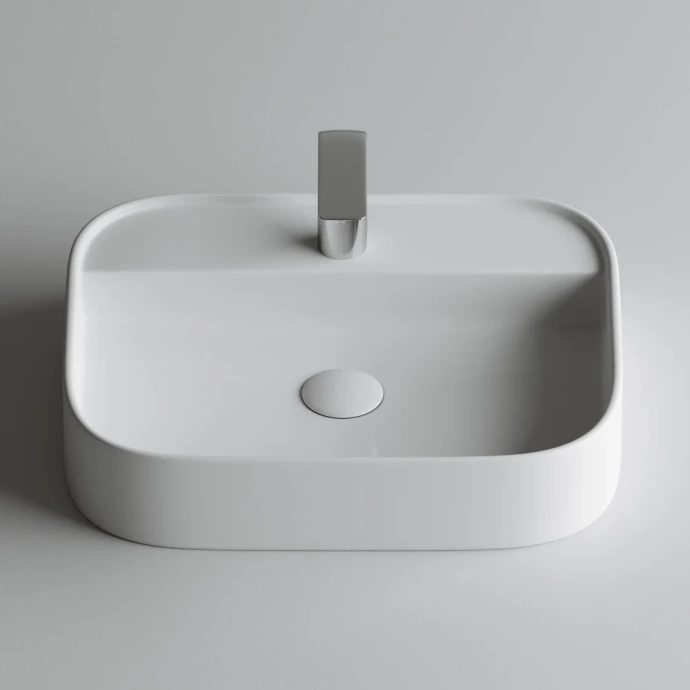 Раковина накладная Ceramica Nova Element 55х45 белый CN6034 - 2