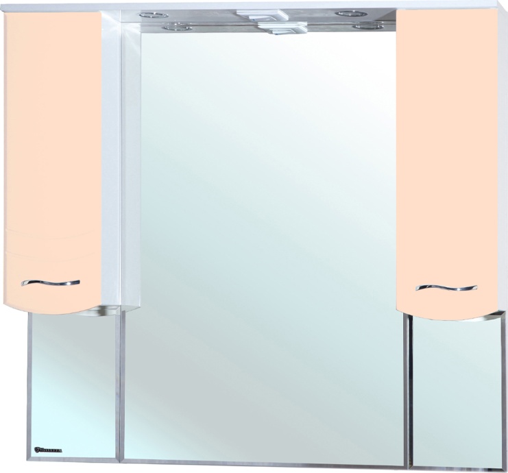 Мебель для ванной Bellezza Мари 105 белая/бежевая - 3