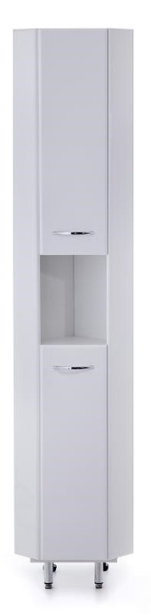 Шкаф-пенал угловой Onika Дюна 30 с нишей, белый  403034 - 0