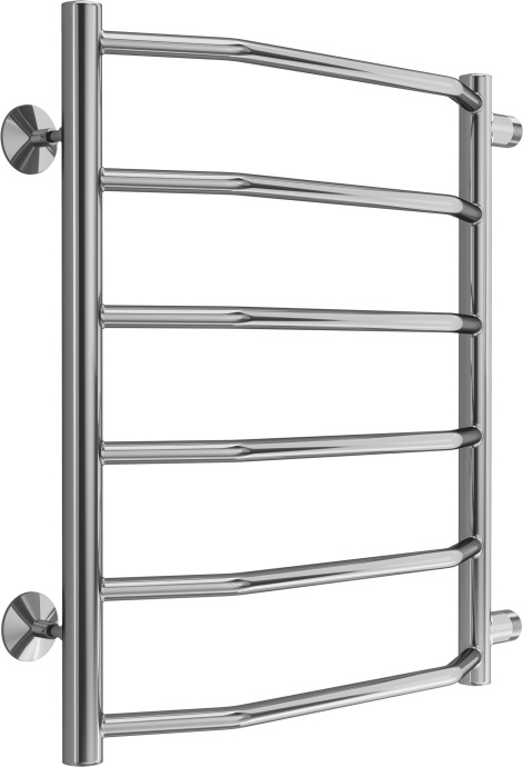 Водяной полотенцесушитель Terminus Виктория П6 500x600 Хром боковое подключение 4670078530073 - 1