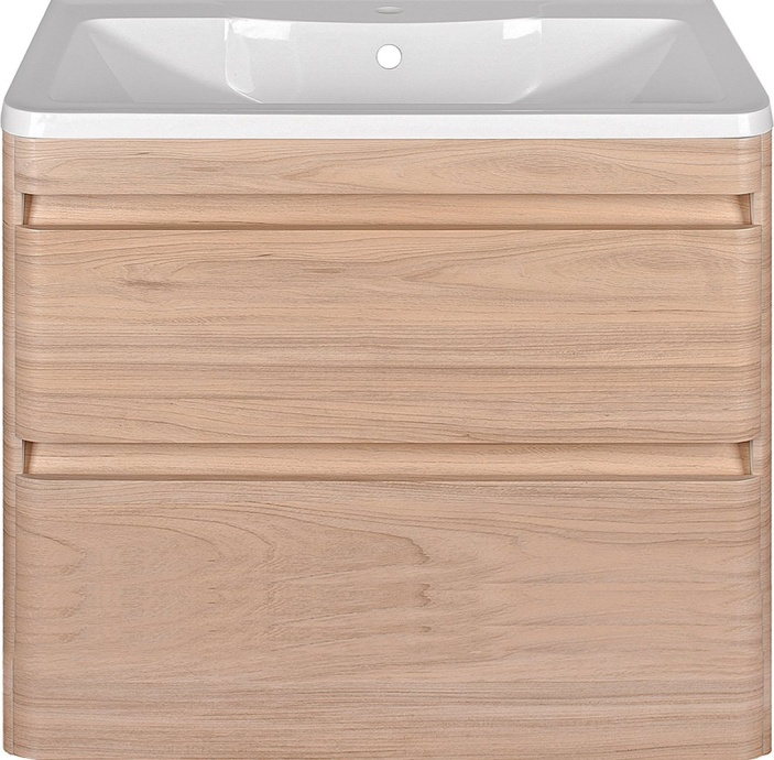 Тумба для комплекта Style Line Атлантика 80 Люкс Plus, подвесная, ясень перламутр ЛС-00000684 - 0